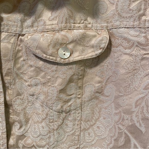 Chico’s Shirt Jacket Size 2 (Large) Women’s Button Up‎ Flap Pockets - Picture 5 of 8